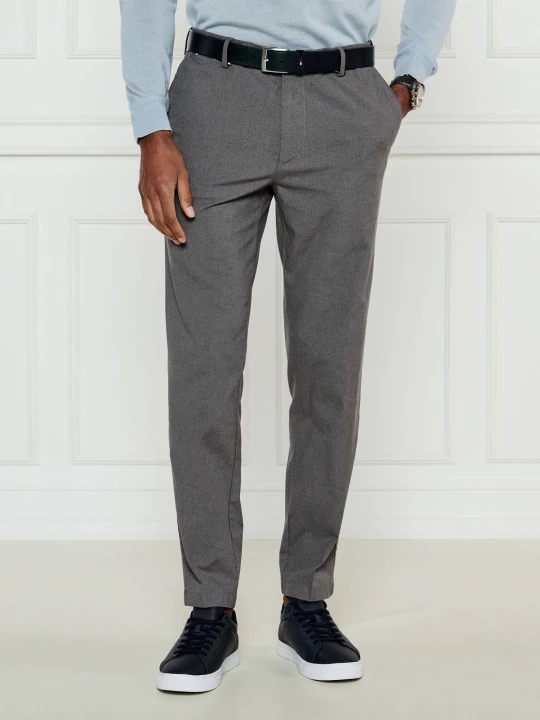 Zdjęcie produktu BOSS BLACK Spodnie chino H-Kane-RDS | Tapered fit popielaty