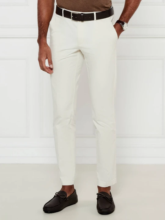 Zdjęcie produktu BOSS BLACK Spodnie chino Kaito1 | Slim Fit ecru