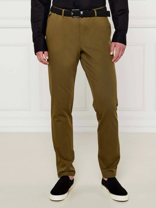 Zdjęcie produktu BOSS BLACK Spodnie chino Kaito1_T | Slim Fit oliwkowy