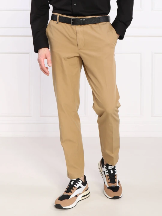 Zdjęcie produktu BOSS BLACK Spodnie chino Kane-DS 10246713 01 | Regular Fit | stretch brązowy
