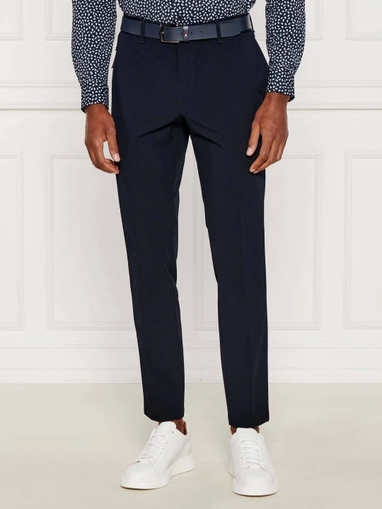 Zdjęcie produktu BOSS BLACK Spodnie chino P-Genius-WG-PK-253F | Slim Fit granatowy