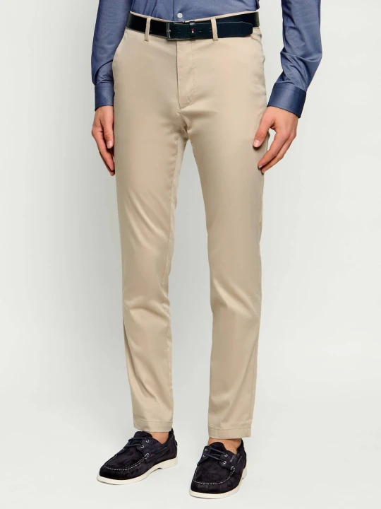 Zdjęcie produktu BOSS BLACK Spodnie chino P-Kaiton1 | Slim Fit beżowy