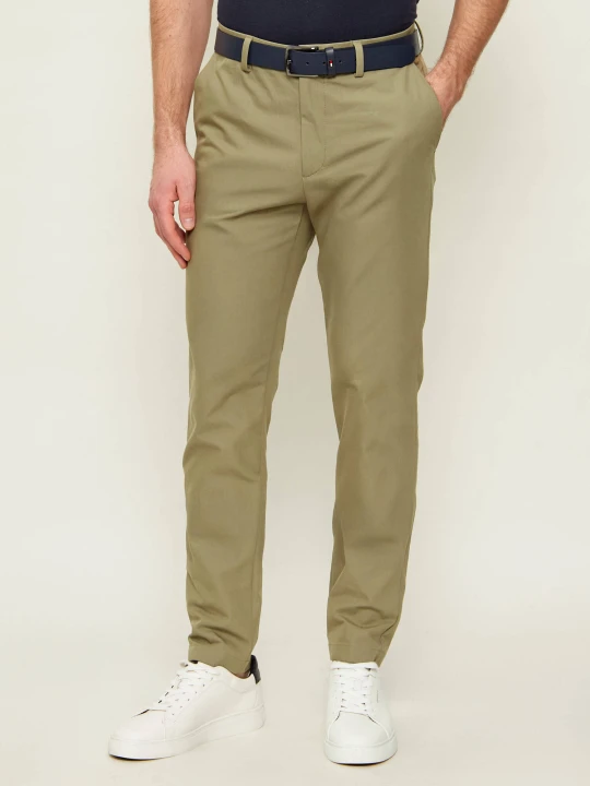 Zdjęcie produktu BOSS BLACK Spodnie chino P-Kaiton1 | Slim Fit zielony