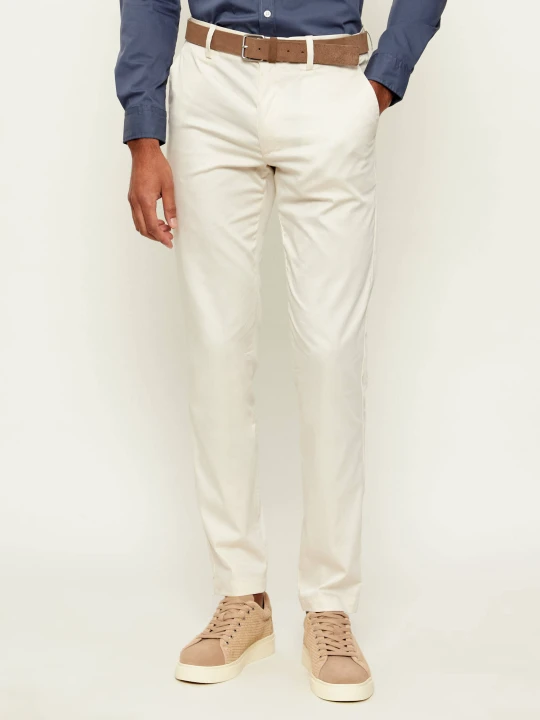 Zdjęcie produktu BOSS BLACK Spodnie chino P-Kaiton1 | Slim Fit beżowy
