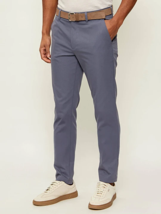 Zdjęcie produktu BOSS BLACK Spodnie chino P-Kaiton1-Zip | Slim Fit szary
