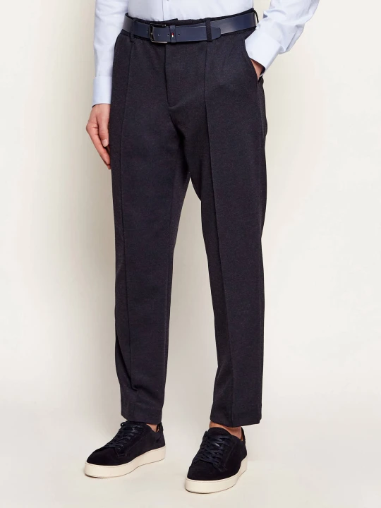 Zdjęcie produktu BOSS BLACK Spodnie chino P-Perin | Tapered fit granatowy