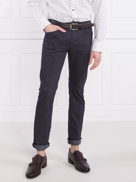 Zdjęcie produktu BOSS BLACK Spodnie Delaware3-1-20 | Slim Fit granatowy