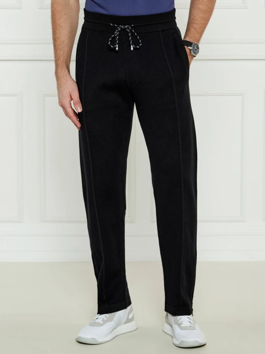 Zdjęcie produktu BOSS BLACK Spodnie dresowe H-Donetto | Loose fit | z dodatkiem wełny