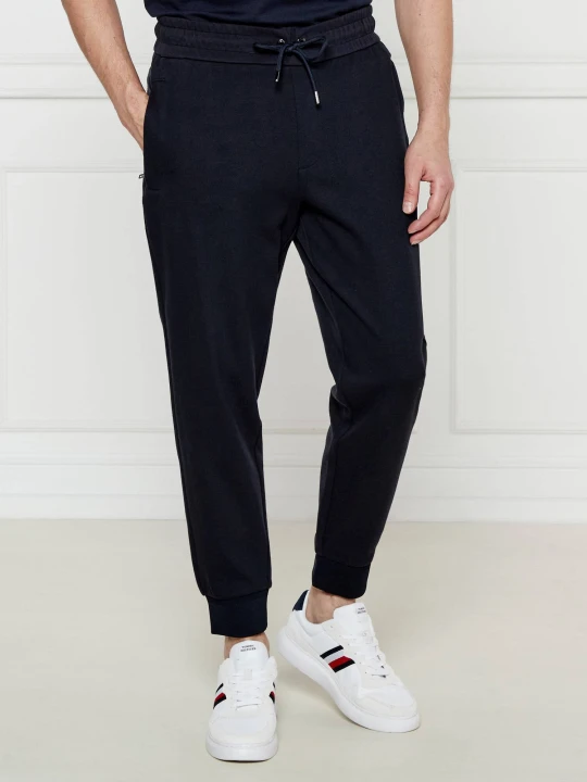 Zdjęcie produktu BOSS BLACK Spodnie dresowe H-Lamont 101 | Regular Fit | mercerised granatowy