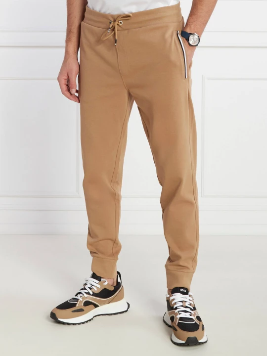 Zdjęcie produktu BOSS BLACK Spodnie dresowe Lamont 66 | Loose fit brązowy