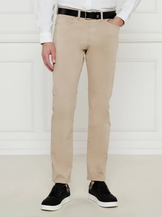 Zdjęcie produktu BOSS BLACK Spodnie H-Delaware5 | Slim Fit beżowy