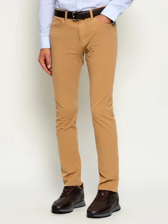 Zdjęcie produktu BOSS BLACK Spodnie H-Delaware5 | Slim Fit beżowy