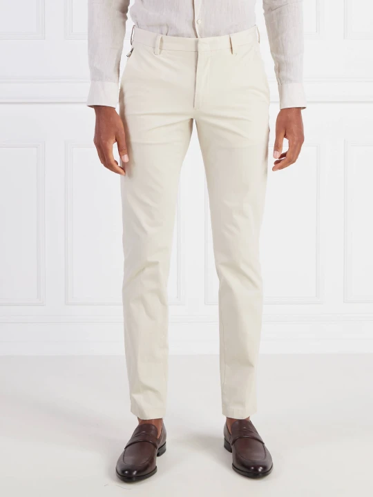 Zdjęcie produktu BOSS BLACK Spodnie Kaito1_T | Slim Fit kremowy