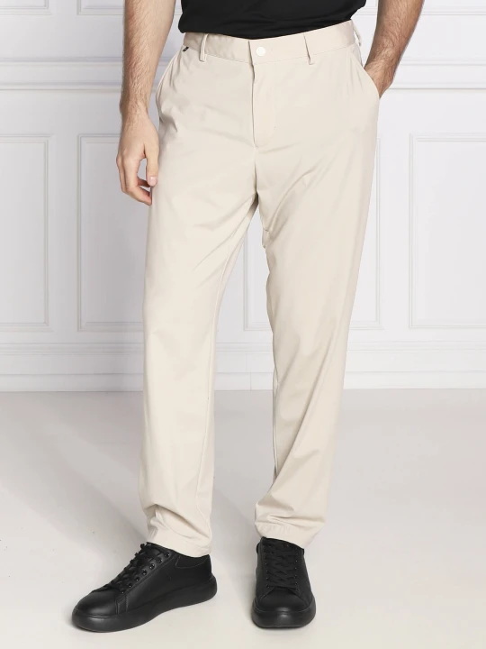Zdjęcie produktu BOSS BLACK Spodnie P-Perin-J-CW-WG-231 | Relaxed fit beżowy