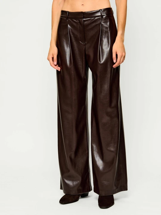 Zdjęcie produktu BOSS BLACK Spodnie Tiana4-M | Loose fit brązowy