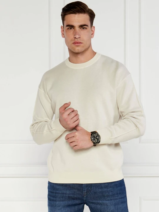 Zdjęcie produktu BOSS BLACK Sweter H-Daero | Regular Fit | z dodatkiem wełny ecru