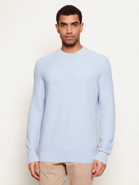 Zdjęcie produktu BOSS BLACK Sweter H-Imberto | Regular Fit błękitny