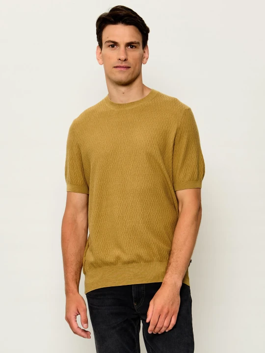 Zdjęcie produktu BOSS BLACK Sweter H-Laruso | Regular Fit musztardowy