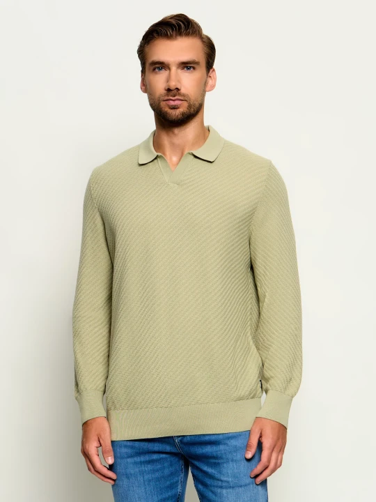 Zdjęcie produktu BOSS BLACK Sweter H-Lomarino | Regular Fit pistacjowy