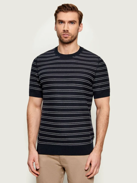 Zdjęcie produktu BOSS BLACK Sweter H-Nalon | Regular Fit granatowy