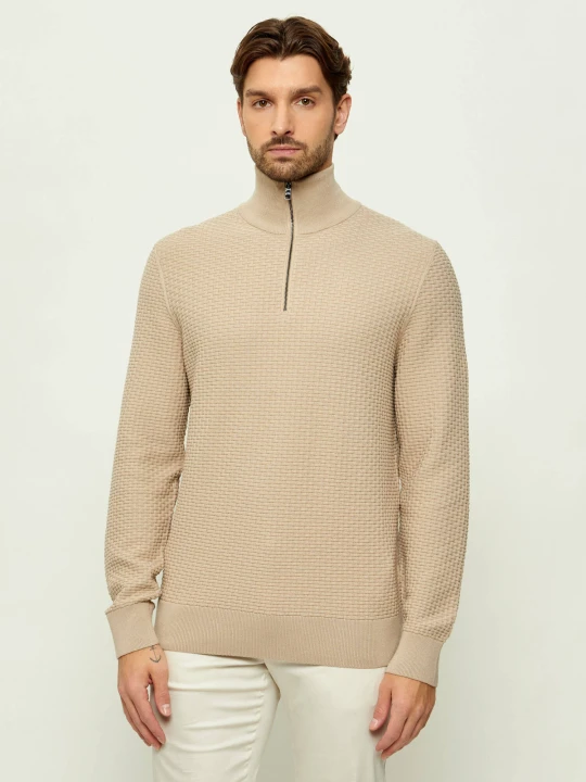 Zdjęcie produktu BOSS BLACK Sweter H-Ulicio | Regular Fit beżowy