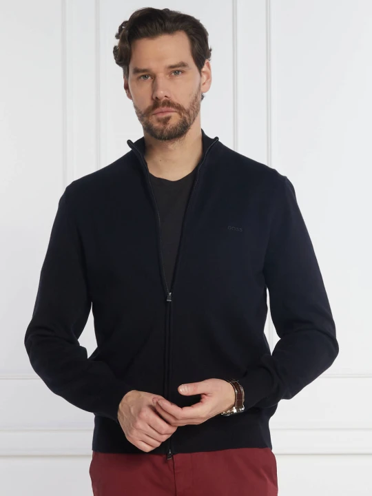 Zdjęcie produktu BOSS BLACK Sweter Palano-L | Regular Fit granatowy