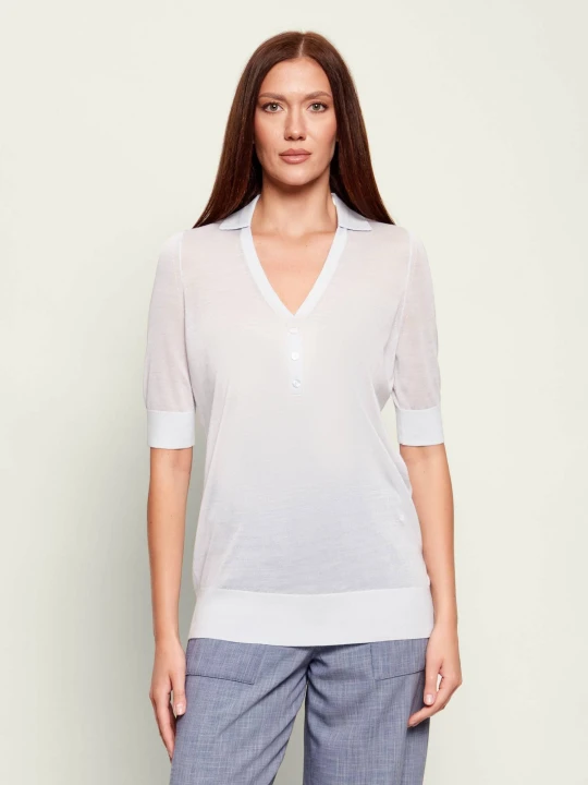 Zdjęcie produktu BOSS BLACK Sweter | Regular Fit | z dodatkiem wełny błękitny