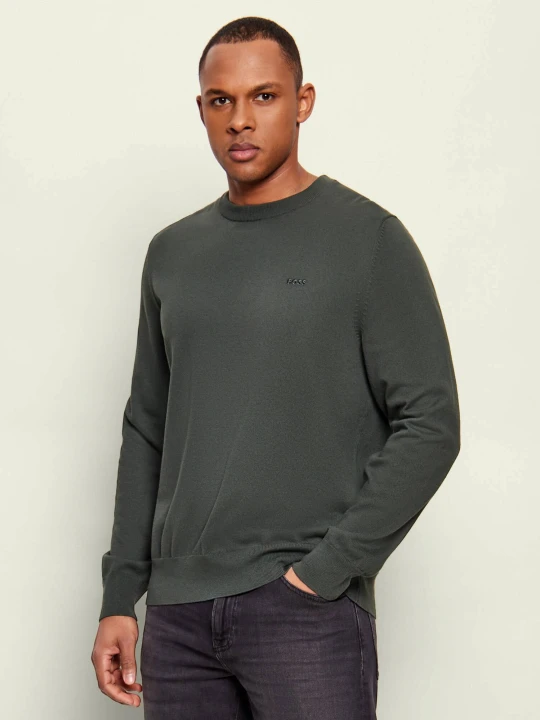 Zdjęcie produktu BOSS BLACK Sweter Upacas- | Regular Fit zielony
