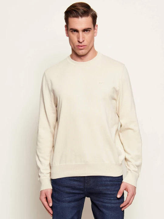 Zdjęcie produktu BOSS BLACK Sweter Upacas- | Regular Fit beżowy