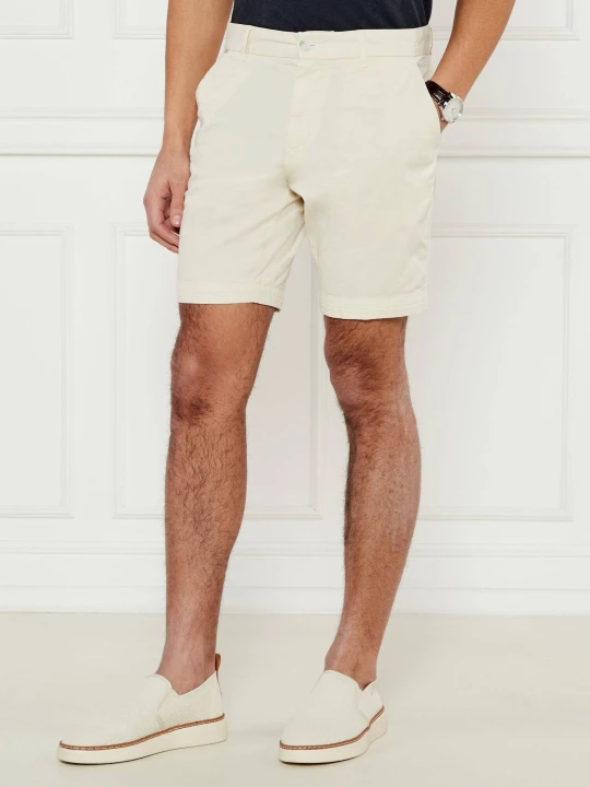 Zdjęcie produktu BOSS BLACK Szorty chino H-Slice | Slim Fit kremowy