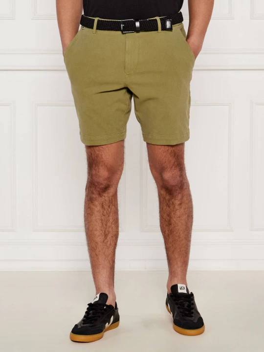 Zdjęcie produktu BOSS BLACK Szorty chino H-Slice | Slim Fit zielony