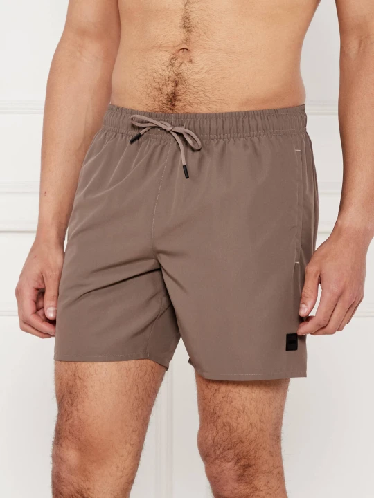 Zdjęcie produktu BOSS BLACK Szorty kąpielowe Dive | Regular Fit brązowy