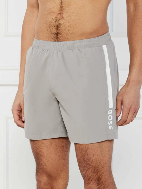 Zdjęcie produktu BOSS BLACK Szorty kąpielowe Dolphin | Regular Fit szary