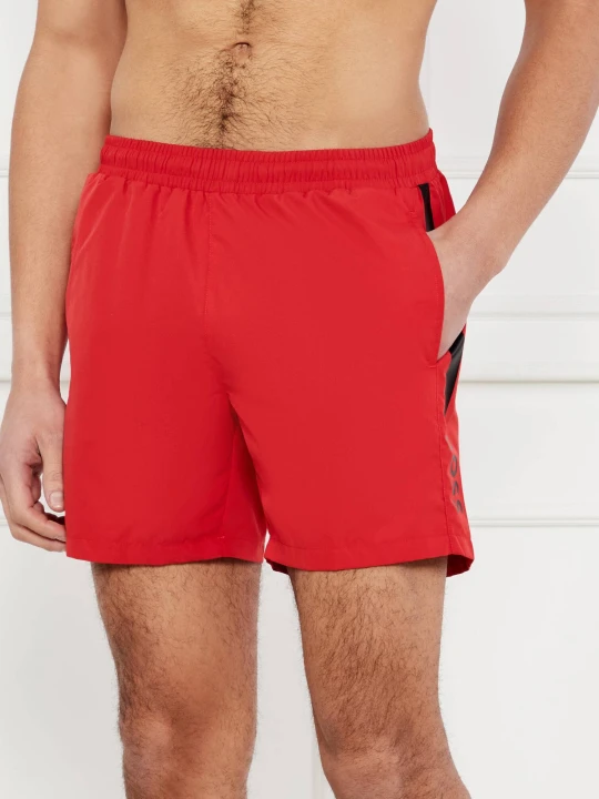 Zdjęcie produktu BOSS BLACK Szorty kąpielowe Dolphin | Regular Fit czerwony