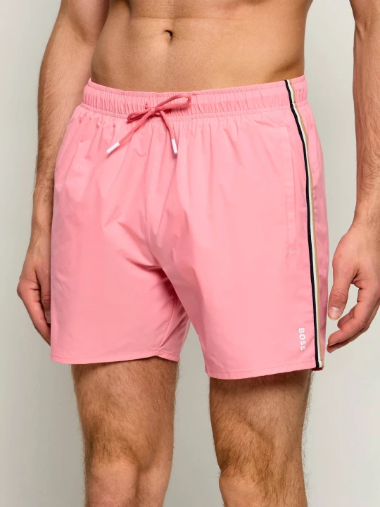 Zdjęcie produktu BOSS BLACK Szorty kąpielowe Iconic | Regular Fit różowy
