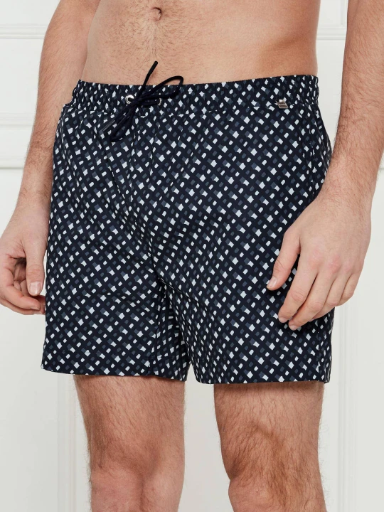 Zdjęcie produktu BOSS BLACK Szorty kąpielowe Manu New | Regular Fit granatowy