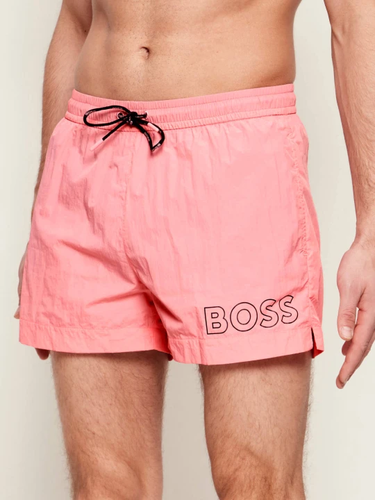 Zdjęcie produktu BOSS BLACK Szorty kąpielowe Mooneye | Regular Fit różowy