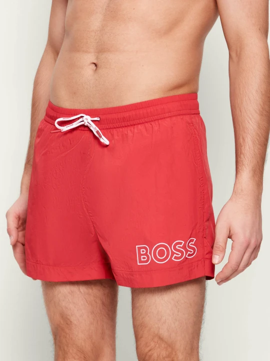 Zdjęcie produktu BOSS BLACK Szorty kąpielowe Mooneye | Regular Fit czerwony