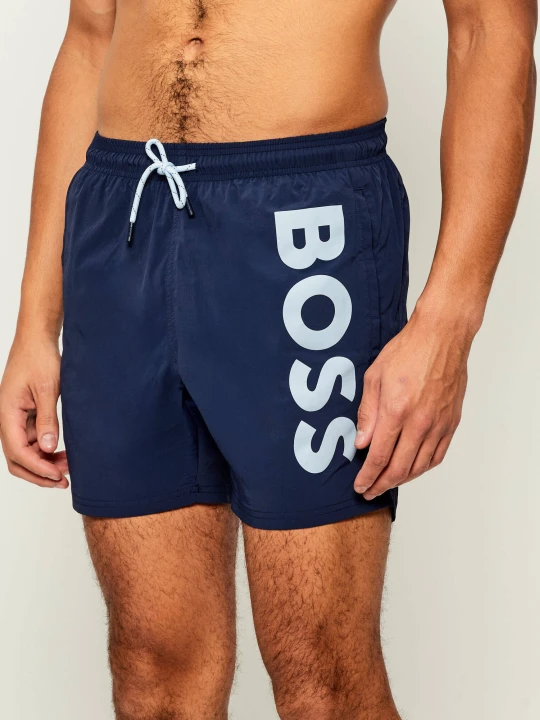 Zdjęcie produktu BOSS BLACK Szorty kąpielowe OCTOPUS | Regular Fit granatowy