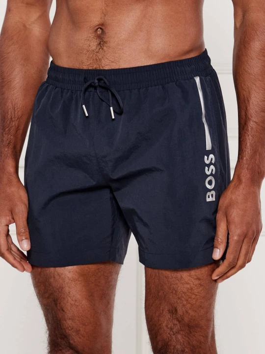 Zdjęcie produktu BOSS BLACK Szorty kąpielowe OLE | Regular Fit granatowy