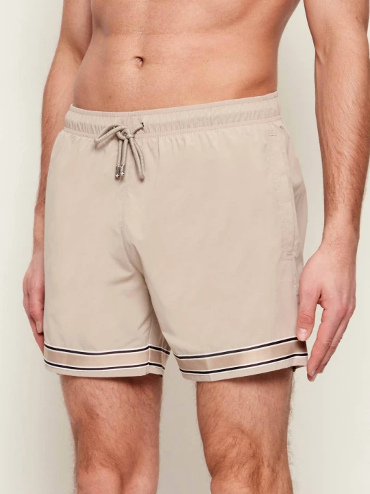 Zdjęcie produktu BOSS BLACK Szorty kąpielowe Resort_Tape | Regular Fit beżowy