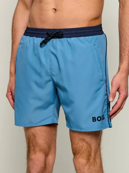 Zdjęcie produktu BOSS BLACK Szorty kąpielowe Starfish | Regular Fit niebieski