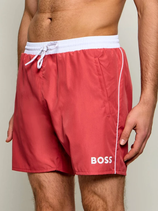 Zdjęcie produktu BOSS BLACK Szorty kąpielowe Starfish | Regular Fit czerwony