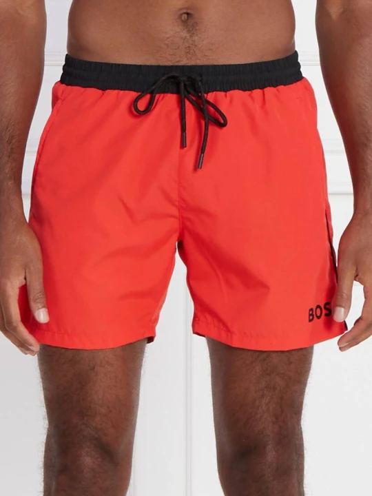 Zdjęcie produktu BOSS BLACK Szorty kąpielowe Starfish | Regular Fit czerwony
