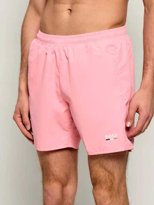 Zdjęcie produktu BOSS BLACK Szorty kąpielowe Swordfish | Regular Fit różowy