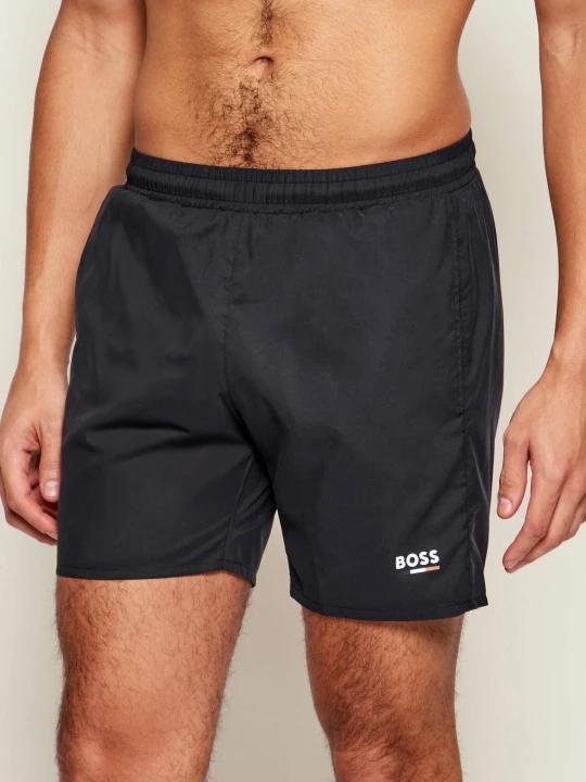Zdjęcie produktu BOSS BLACK Szorty kąpielowe Swordfish | Regular Fit granatowy