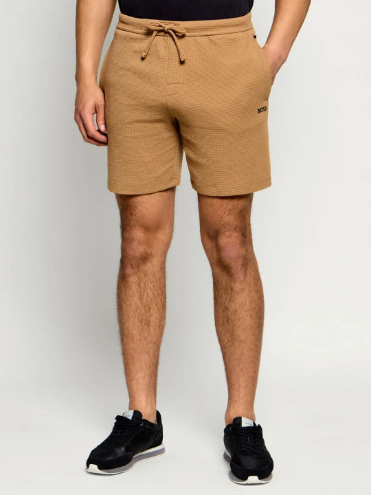 Zdjęcie produktu BOSS BLACK Szorty Waffle | Regular Fit camel