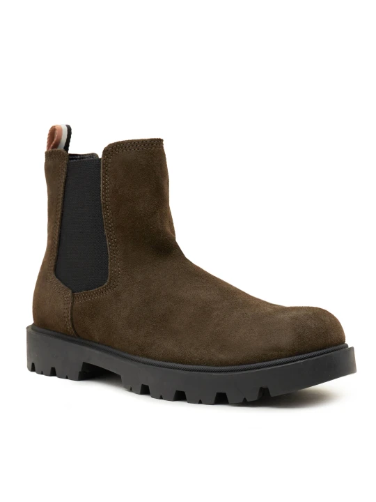 Zdjęcie produktu BOSS BLACK Sztyblety Adley | zamsz khaki
