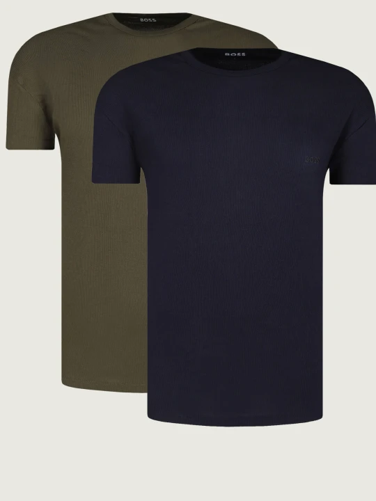 Zdjęcie produktu BOSS BLACK T-shirt 2-pack RN 2P Rib | Regular Fit oliwkowy