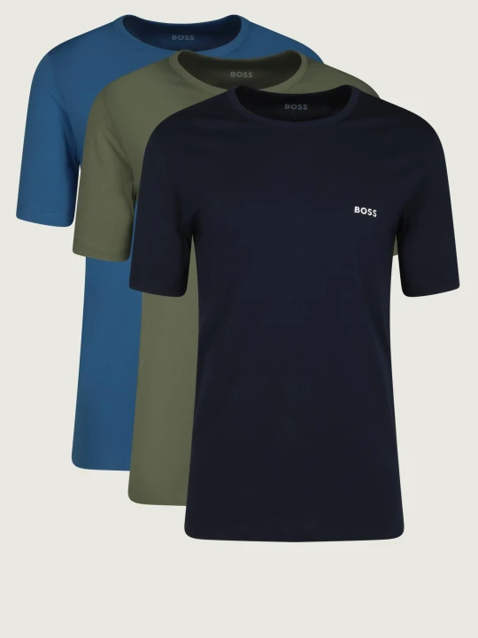 Zdjęcie produktu BOSS BLACK T-shirt 3-pack RN Classic | Regular Fit granatowy